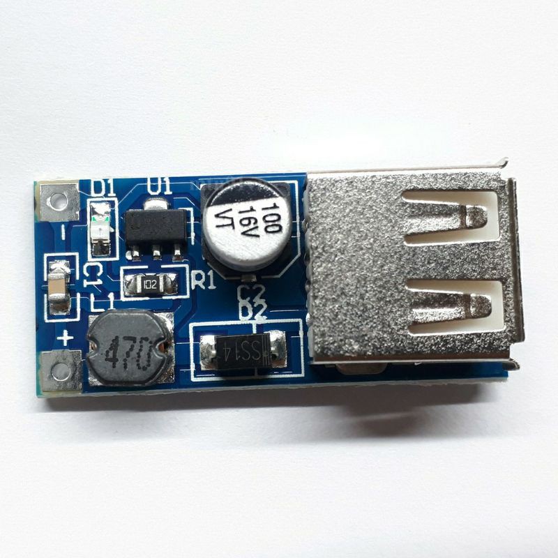 Mạch Tăng Áp 0.9~5V lên 5VDC - 600mA tích hợp Cổng USB