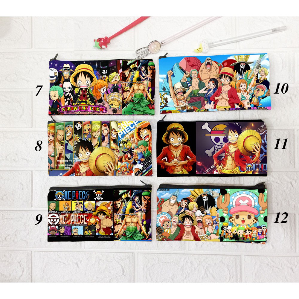 Túi bút vải anime manga One Piece