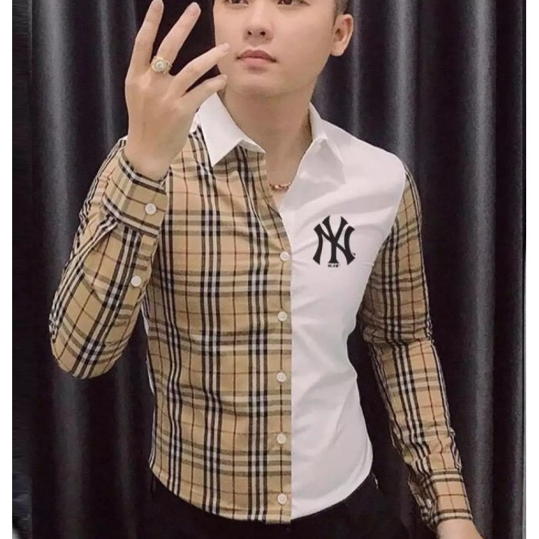 Áo sơ mi nam nữ unisex tay ngắn vải lụa 3d kiểu dáng Hàn Quốc hợp thời trang nam tính dễ phối đồ | BigBuy360 - bigbuy360.vn