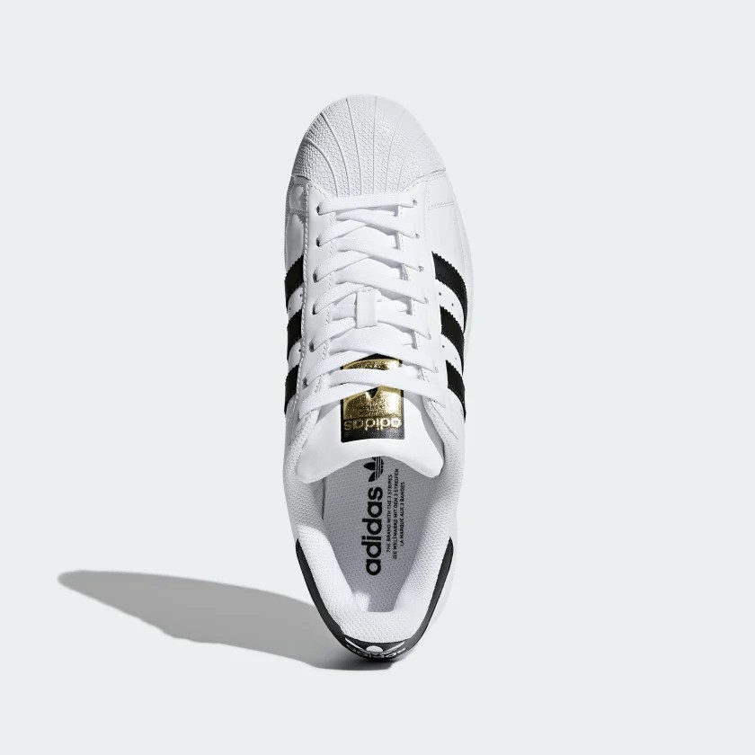 Giày Adidas Super Star phong cách thể thao nam nữ mũi sò trắng C77124 - Hàng Chính Hãng