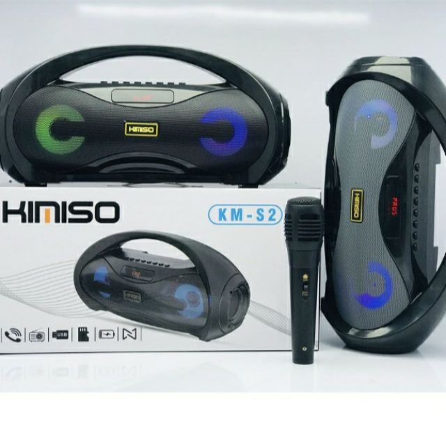 Loa hát karaoke bluetooth KM_S2 kèm mic có dây