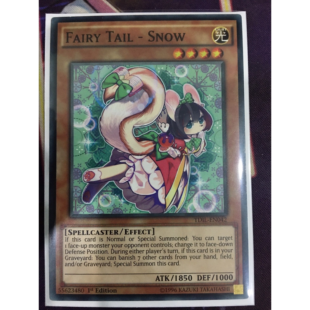 Thẻ bài Fairy Tail - Snow Xuất xứ Châu Âu