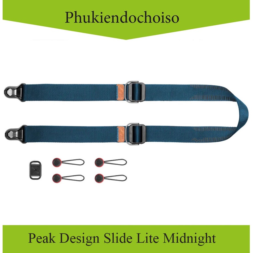 Dây máy ảnh Peak Design Slide Lite Midnight , Hàng chính hãng