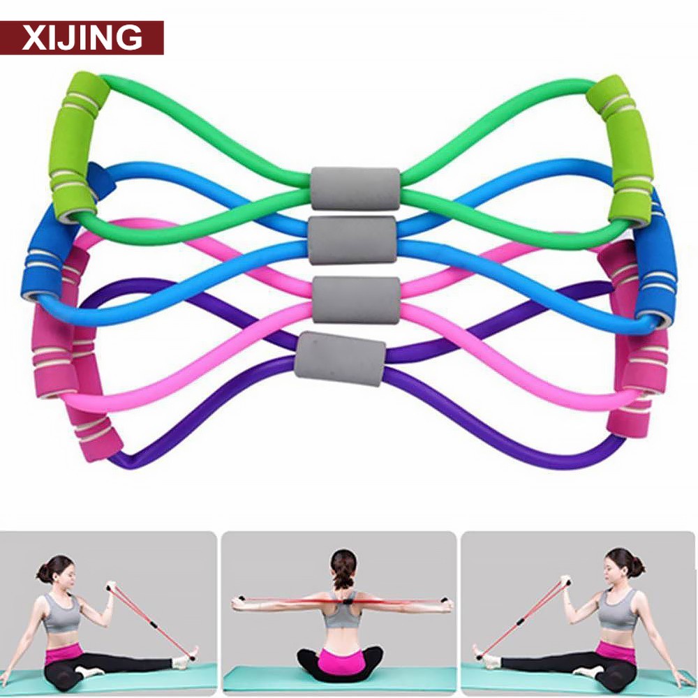 【COD】Dây đai kháng lực co giãn hỗ trợ luyện tập yoga/Fitness