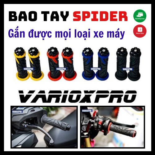 Bao tay SPIDER có gù hàng cao cấp lắp mọi loại xe máy - Bao tay xe máy SPIDER