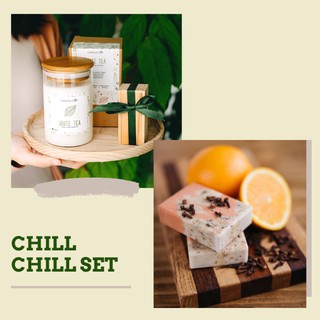 [ Chill Chill Combo ] Nến thơm và Xà bông
