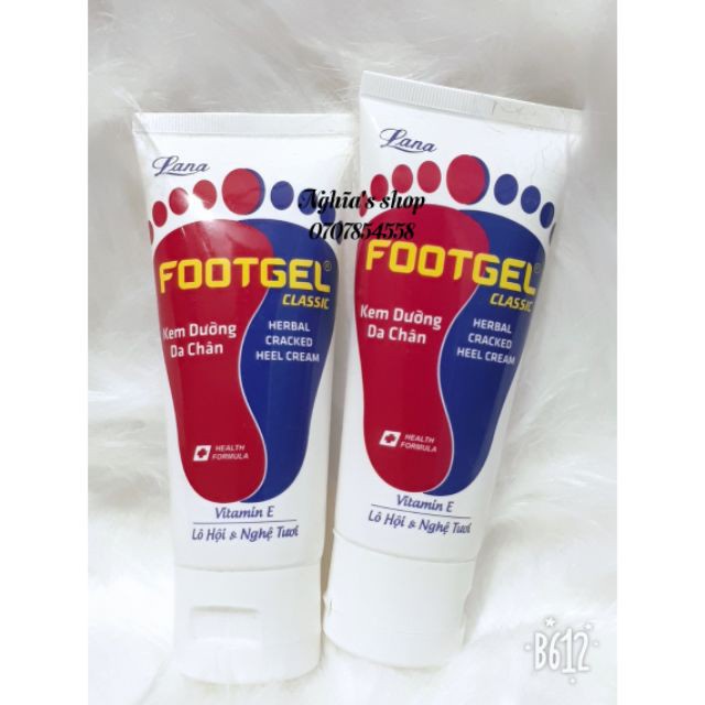 Kem dưỡng chống nứt gót chân LANA Footgel Classic (50g)