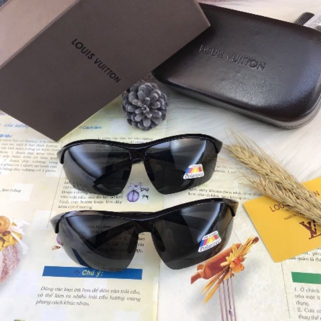 Kính nam thể thao UV400 dành đi phượt. Polarized. Tròng phân cực