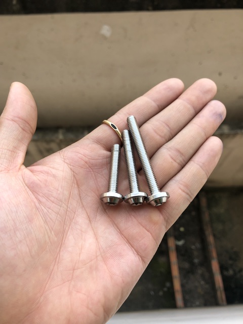 Ốc inox đầu dù Prot! - 6li3  - 6li4  - 6li5
