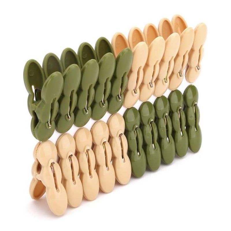 Sét 20 kẹp quần áo hình củ lạc thiết kế đẹp mắt,chắc chắn