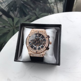 Đồng Hồ Nam ( HBL - Đen Đá Vàng Nam )