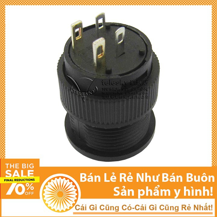 Nút Nhấn Đề 4 Nhấn Nhả 4 Chân 3A 125V 1.5A 250V