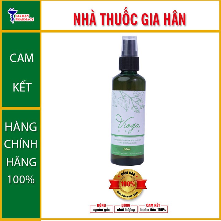 Chai xịt mọc tóc Vioga Hair - Phục hồi ngăn ngừa tóc xơ và rụng tóc – chai 30ml