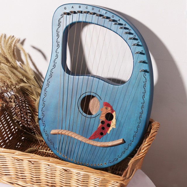 Đàn hạc cầm tay LYRE HARP MOLIN-IM1355 đầy đủ phụ kiện 16 DÂY Âm vang phím chuẩn