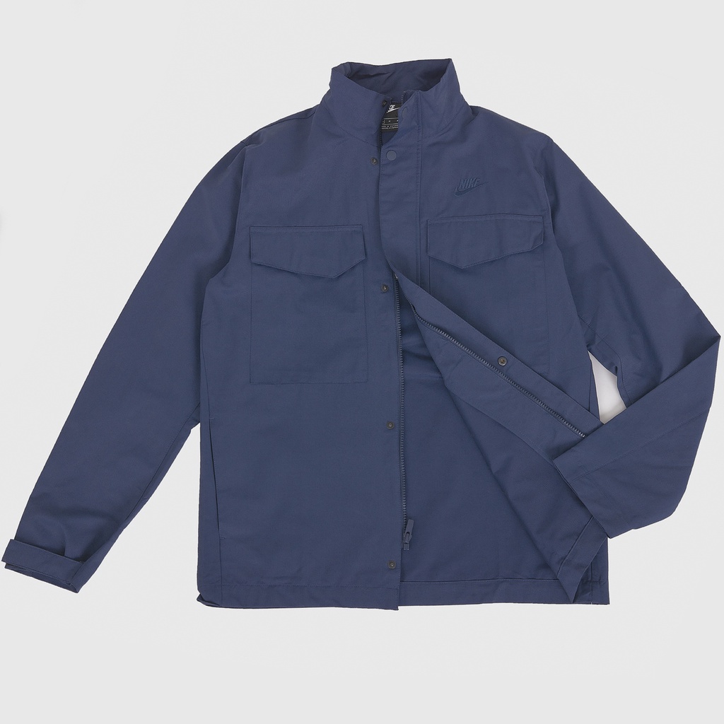 ÁO KHOÁC NIKE SPORTSWEAR WOVEN UTILITY M65 TRACK JACKET - NAVY BLUE