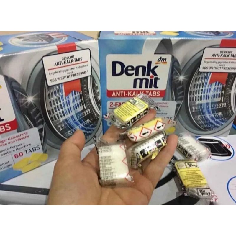 Viên tẩy lồng giặt Denkmit - Hàng Đức - Mẫu mới 2022
