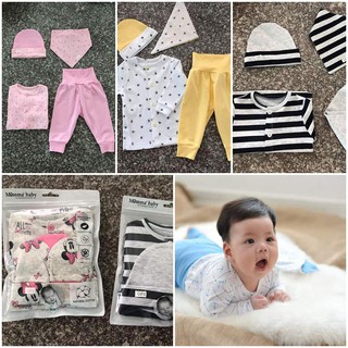 Momma -set 4 chi tiết sz 3 tháng