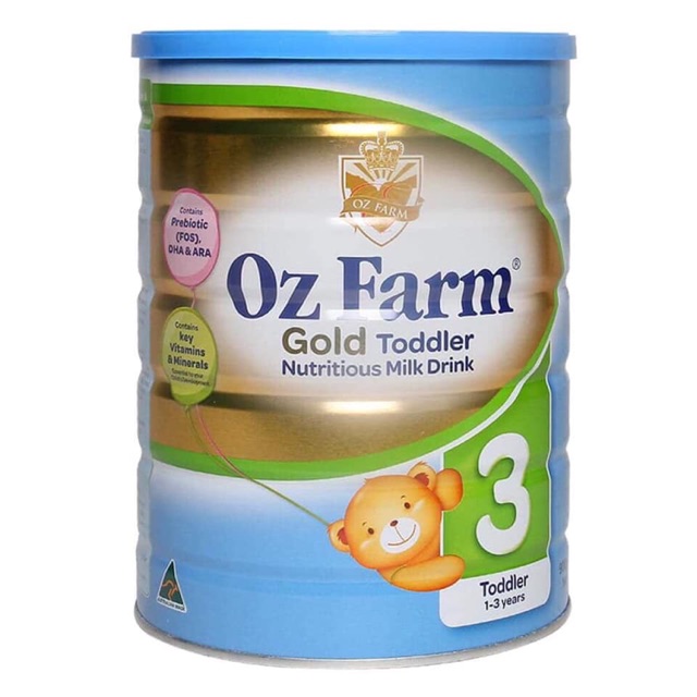 Lon Oz farm gold 900g số 1/2/3
