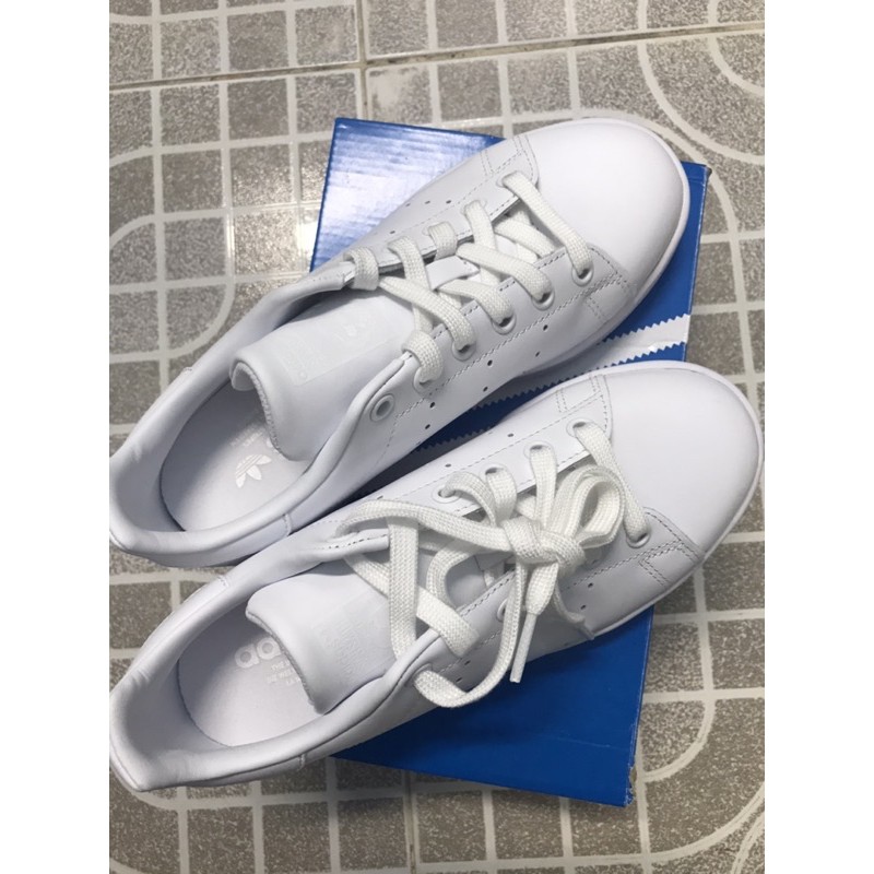 [Chính hãng] Giày Sneaker Thời Trang Nam Nữ Adidas Stan Smith Full White size 36.5 có sẵn (ảnh thật)