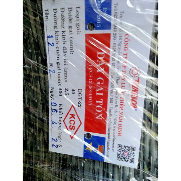 Cuộn dây thép gai & dây gai tôn làm hàng rào chống chộm.