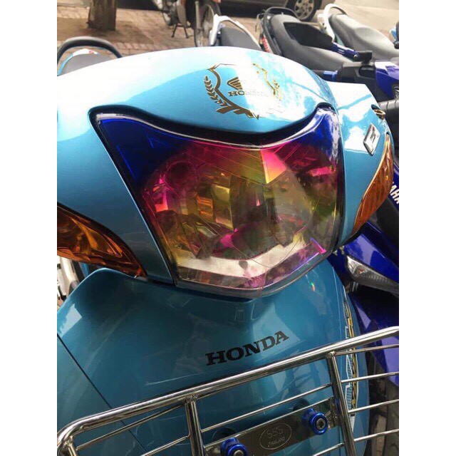 Tấm film dán đèn 7 màu cho xe máy ô tô