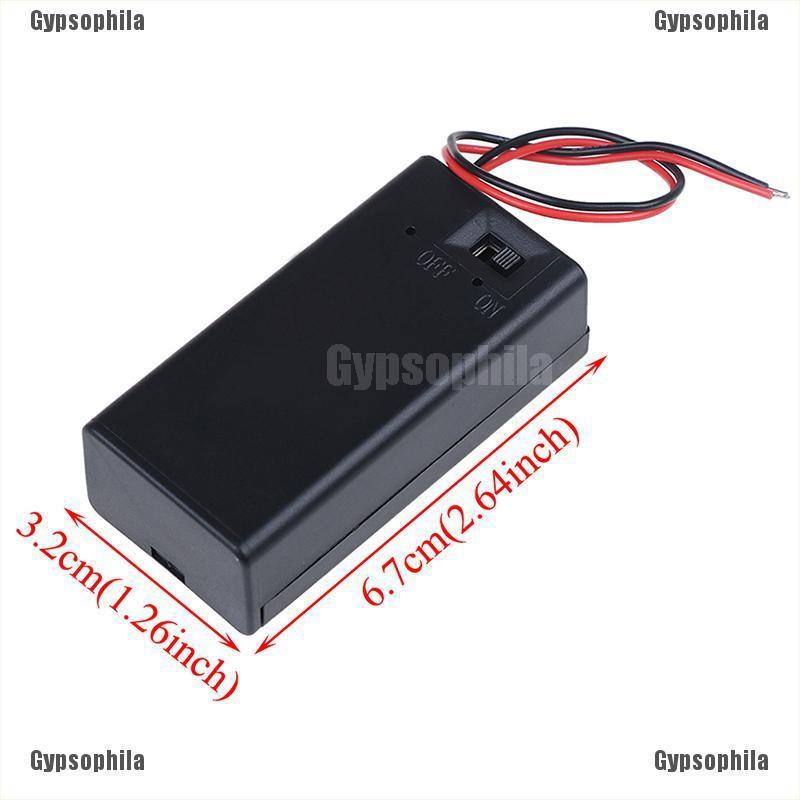 Hộp Đựng Pin 9v Pp3 Dc Với Đầu Dẫn Tiện Dụng