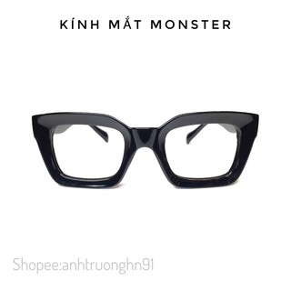 [New]Gọng Kính Nhựa Dày Vuông Chữ Nhật - Gọng Kính Hottrend