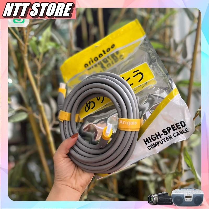 Dây HDMI Arigato 4k, Dây cáp tín hiệu HDMI lõi đồng HDTV 4k*2k  - Dây HDMI To HDMI Chuẩn 2.0 Hàng Chính Hãng