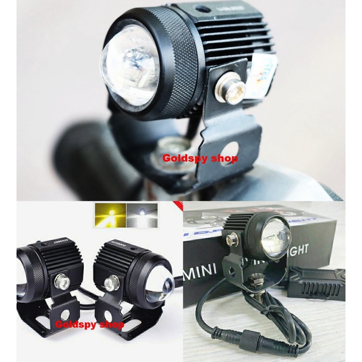 Đèn Trợ Sáng Bi Cầu Mini 2 Màu Loại 1 Có Cục Nguồn