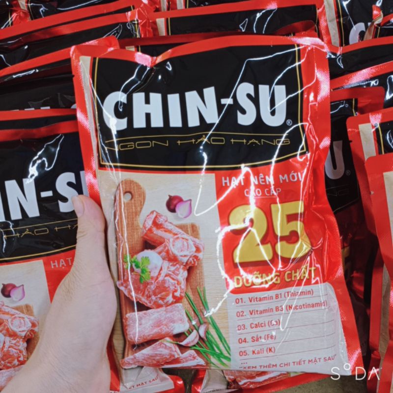 HẠT NÊM CHINSU 25 DƯỠNG CHẤT ( GÓI 400GR )