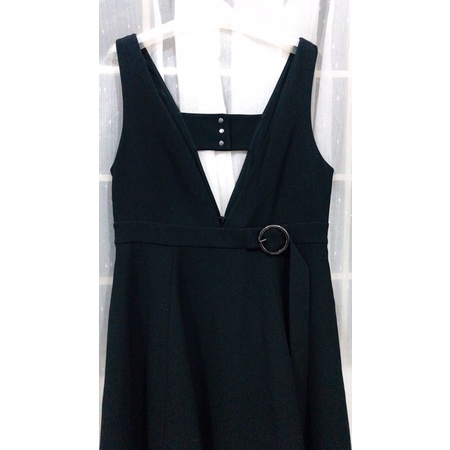 Đầm yếm đen PEACEBIRD - new 98%