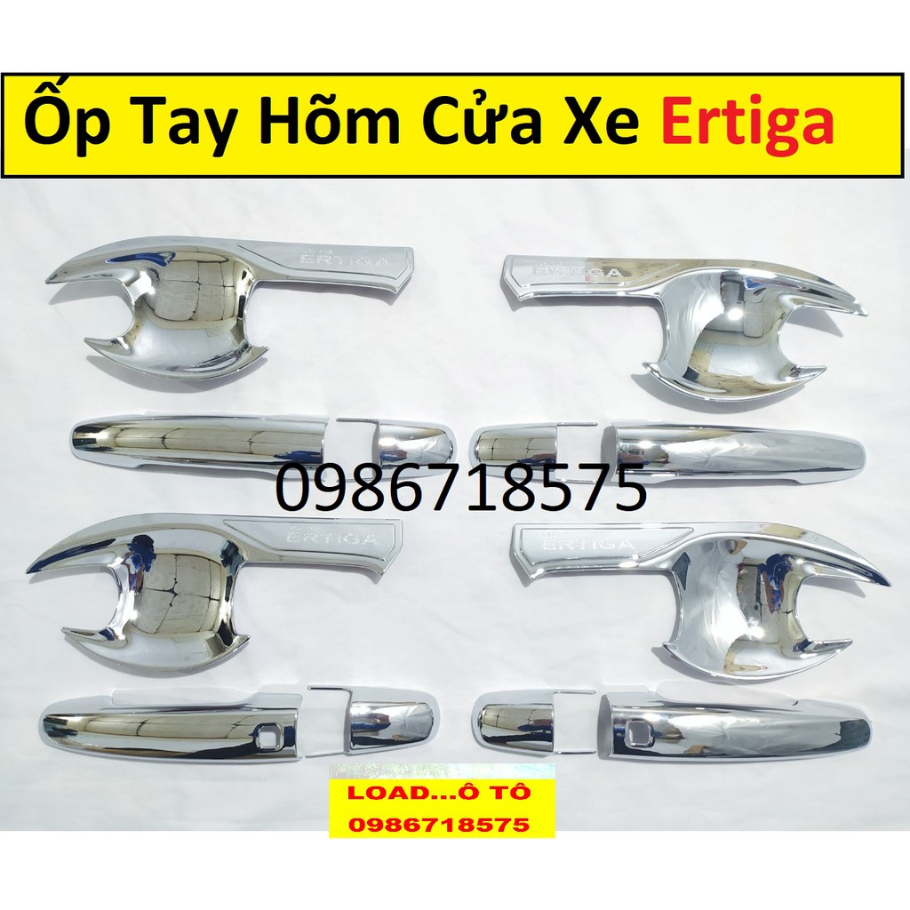 Ốp Tay Nắm Và Hõm Cửa Suzuki Ertiga 2022-2019 Mạ Crom