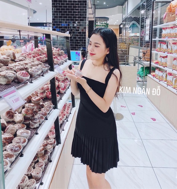 VÁY CÚP CHÂN XẾP LY