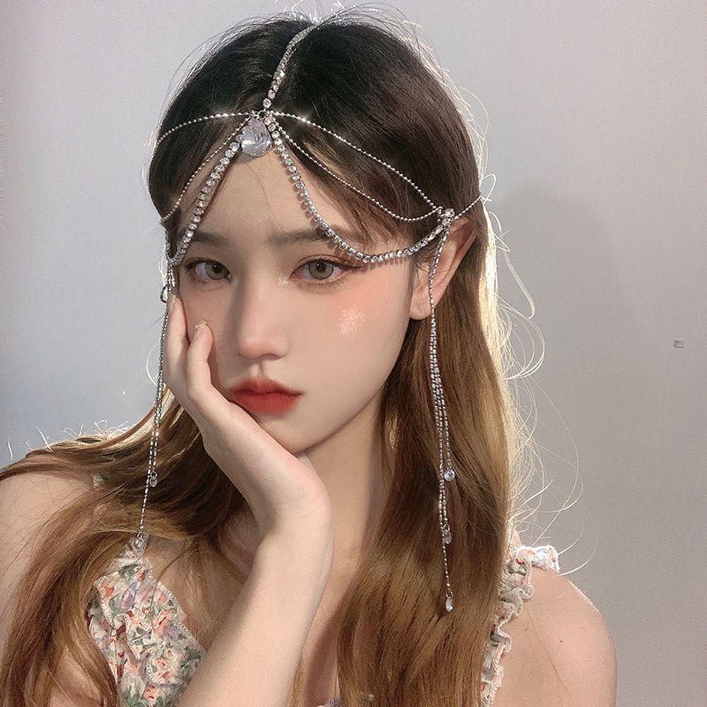 Băng Đeo Trán Tạo Hình Giọt Nước WMES15H Dùng Khi Chụp Ảnh|Khăn Quàng Cổ Phong Cách Hàn Quốc