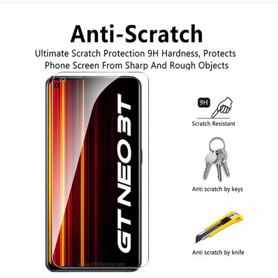 Ốp Điện Thoại Mềm + Kính Cường Lực Realmi GT Neo3T 1to3 Cho Realme GT Neo 3T 3 T GTNeo3T 5G RMX3372 6.62 "