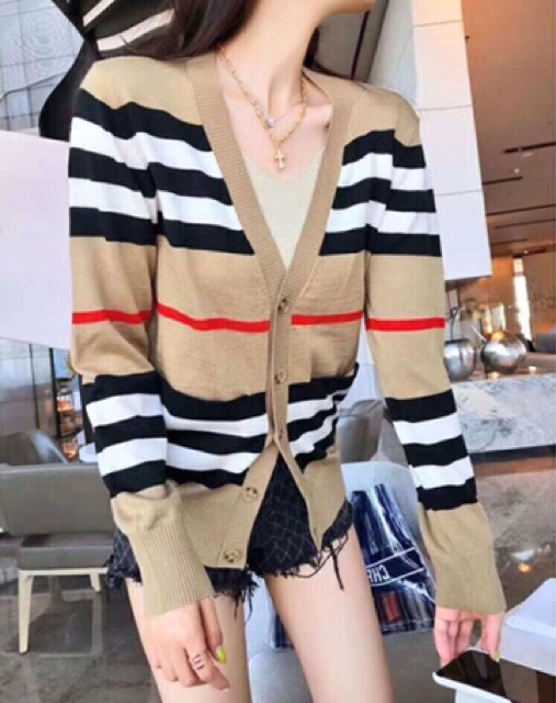 Áo cardigan len mỏng hàng đẹp Quảng Châu