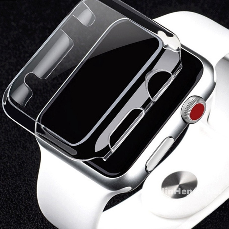 Vỏ TPU trong suốt bảo vệ toàn diện mặt đồng hồ cho Apple Watch Series T500 Iwatch 5 4 44mm