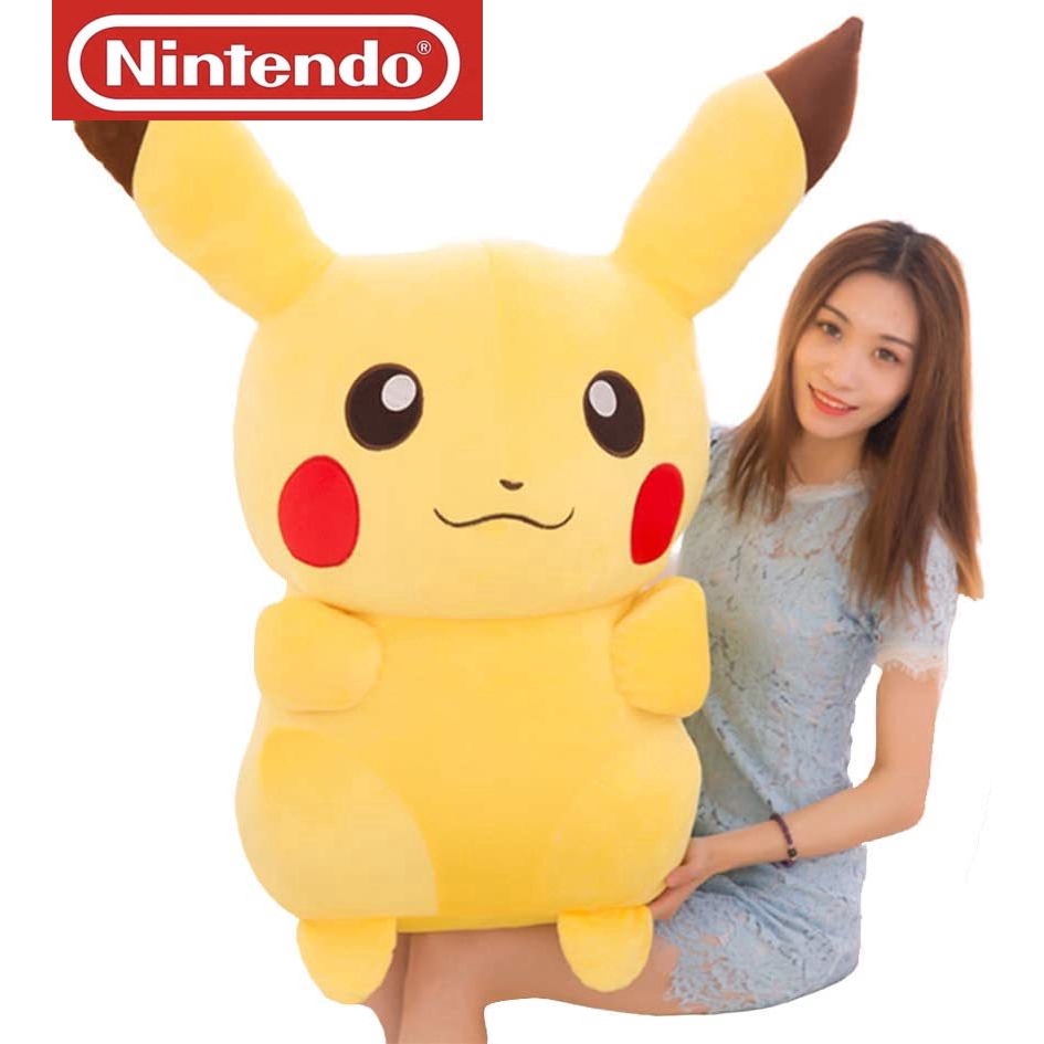 LCCYJ Pikachu Plush Toys Soft Stuffed Animal Pillow Cushion Cute Pikachu Birthday Gift Toy 20-110CM