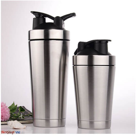 Bình Lắc Inox 304 Giữ Nhiệt 700ml Không Gỉ Pha Sữa , Trà Sữa , Nước Ép