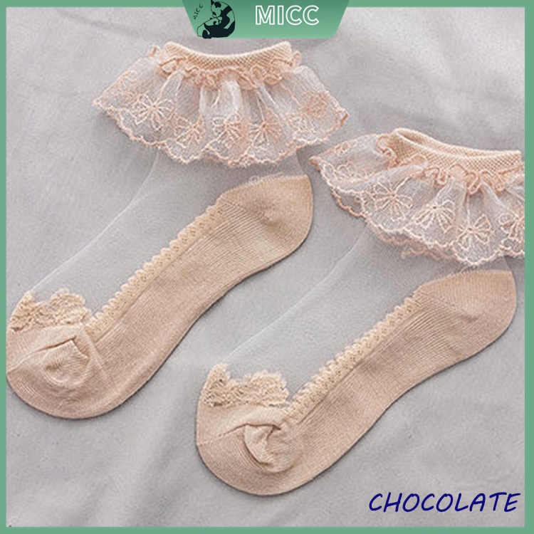 1 đôi vớ ren công chúa cho bé gái 1-13 tuổi