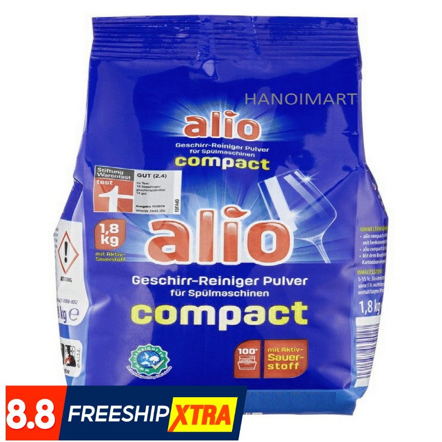 Bột rửa bát Alio 1,8kg