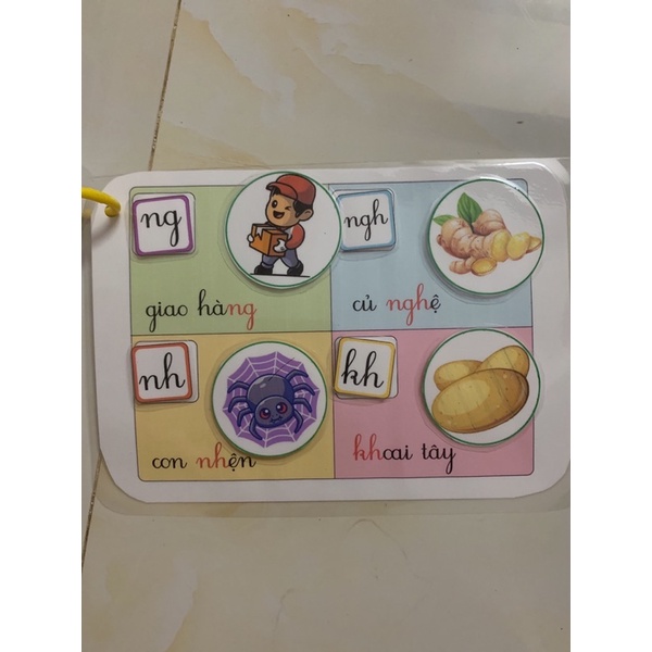 Bộ học liệu bộ chữ cái Tiếng Việt