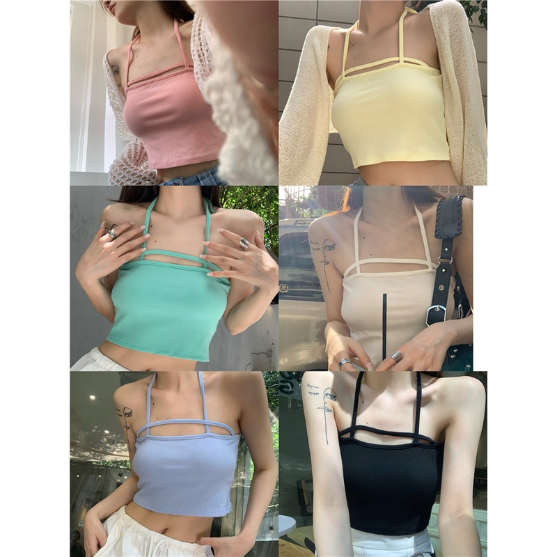 Áo Hai Dây Màu Trơn Mùa Hè Mới