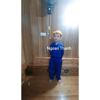 Mũ công nhân cho trẻ mầm non