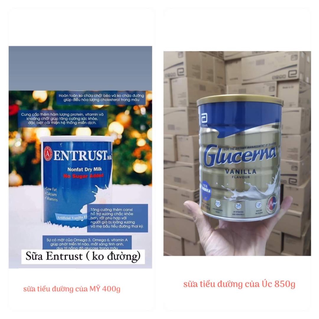 Sữa Tiểu Đường Entrust Mỹ 400g Healthycare BeautiMax