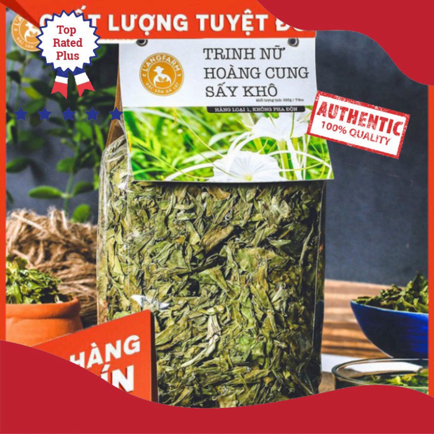 L'angfarm | Trinh nữ hoàng cung sấy khô, 225g, bịch chế biến từ nguyên liệu tự nhiên. Vệ sinh an toàn