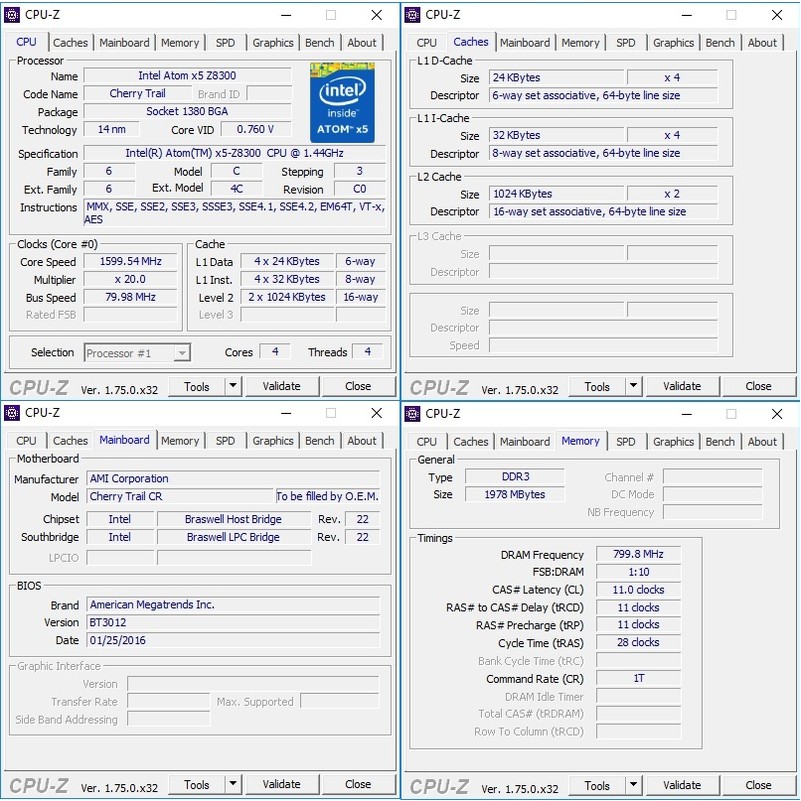 Máy tính để bàn mini Intel Z8350 Ram 2G - The Royal's