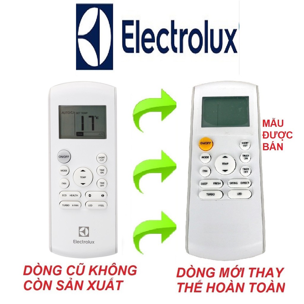 Remote máy lạnh ELECTROLUX mẫu 8 - Điều khiển điều hòa ELECTROLUX mẫu 8