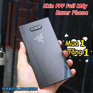 Razer Phone | Miếng dán bảo vệ PPF Full viền, chống bám vân tay (Tặng 1 miếng dự phòng và bộ dán).
