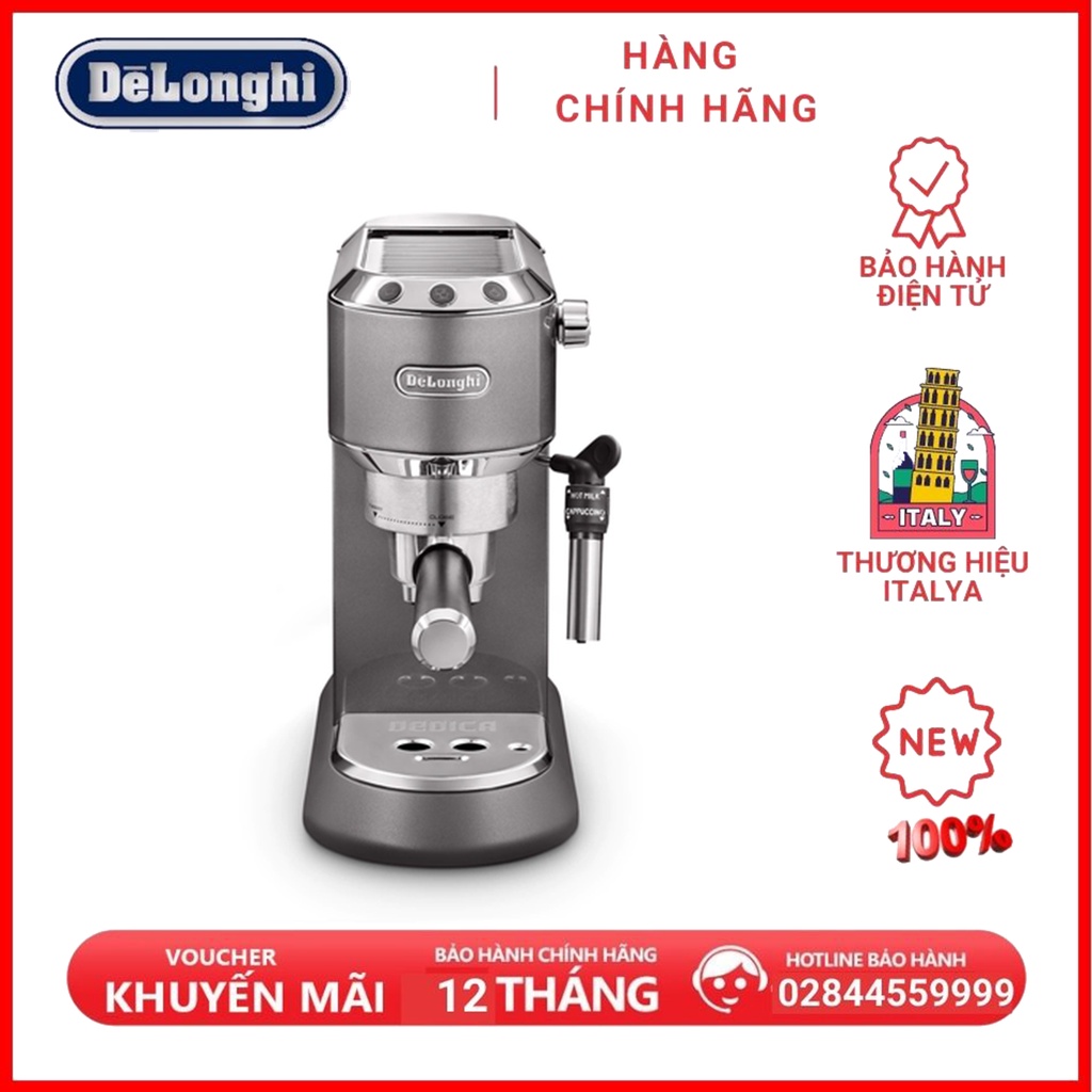 Máy pha cafe Delonghi EC785, công suất 1300W, dung tích 1.1L, áp suất 15 par, hệ thống Thermoblock, bảo hành 1 năm